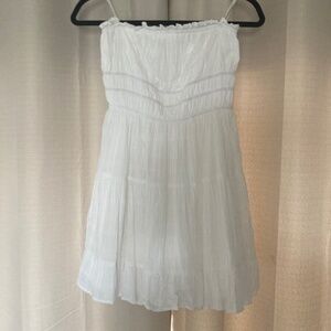 White mini dress